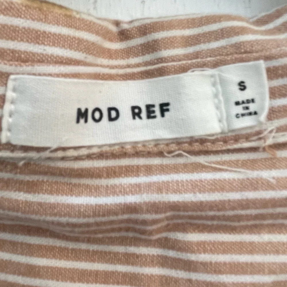 Mod Ref Striped Button-Up Blouse - Picture 3 of 3